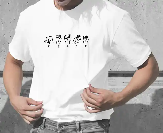 Peace Sign Language T-Shirt